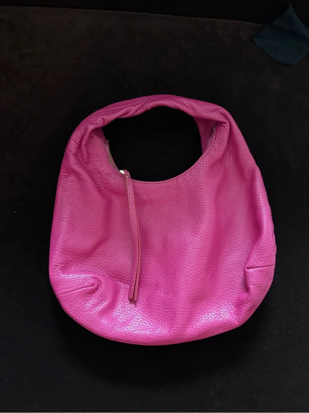 & Other Stories Pink Leather Hobo Bag